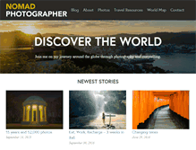 Tablet Screenshot of nomadphotographer.com